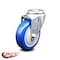 Service Caster 4 Inch Blue Polyurethane Wheel Swivel Bolt Hole Caster SCC-BH20S414-PPUB-BLUE - alternate 3